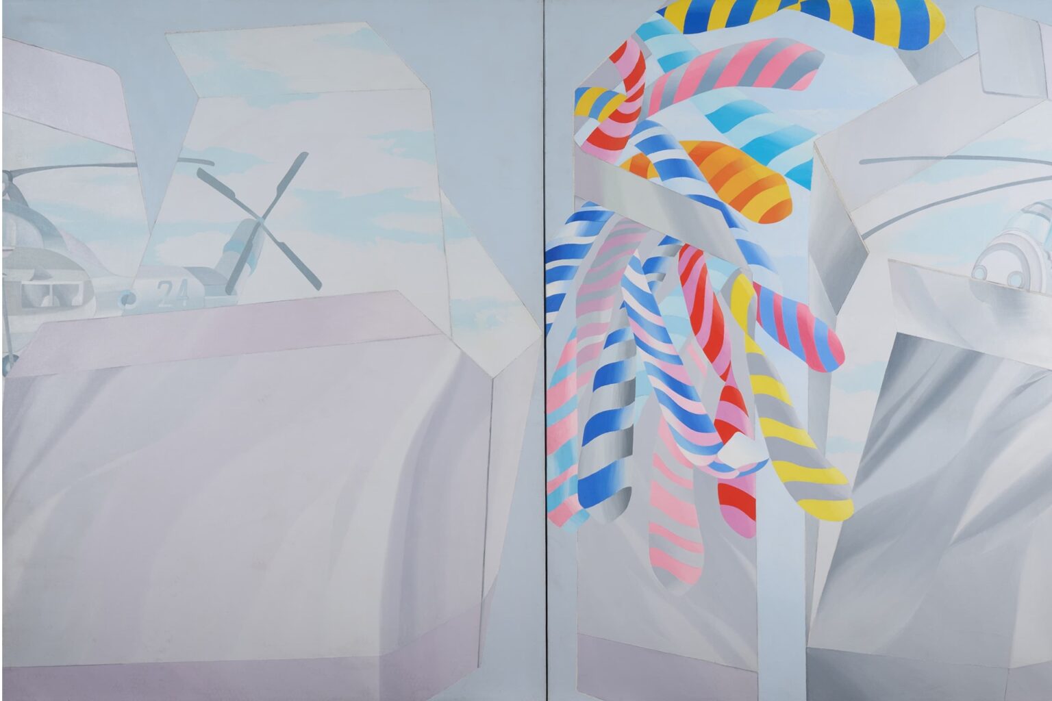 Raccolta di opere donata da Carlo Palli a Fondazione Caript, con lavori di tre artisti legati a Pistoia cui viene dedicata una grande mostra